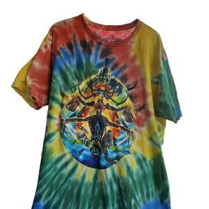 Marvel Thor Ragnarok Mens Shirt XL Tie Dye Movie short sleeve t- shirt